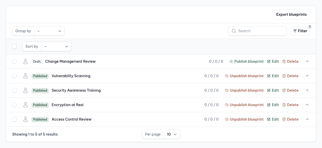 Run multiple standards in parallel